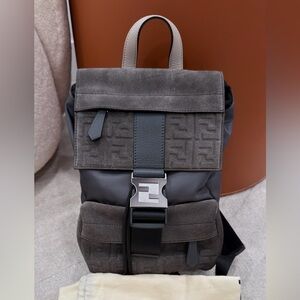 Unisex EUC FENDI FF Sling Bag / Backpack